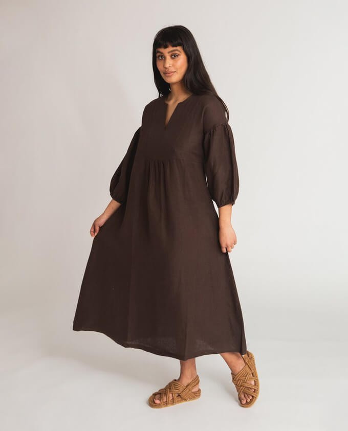 Ethical linen dress