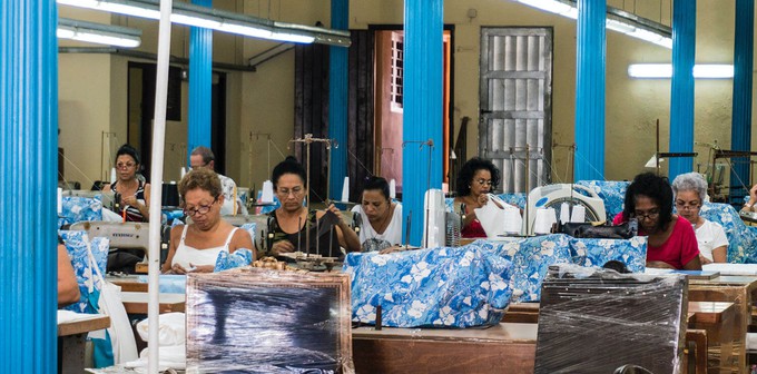 Garment workers who could be affected by the new tariffs 