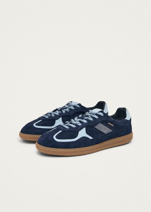 Tb.490 Rife Blue Tones Leather Sneakers from Alohas Tb.490 Rife Blue Tones Leather Sneakers from Alohas