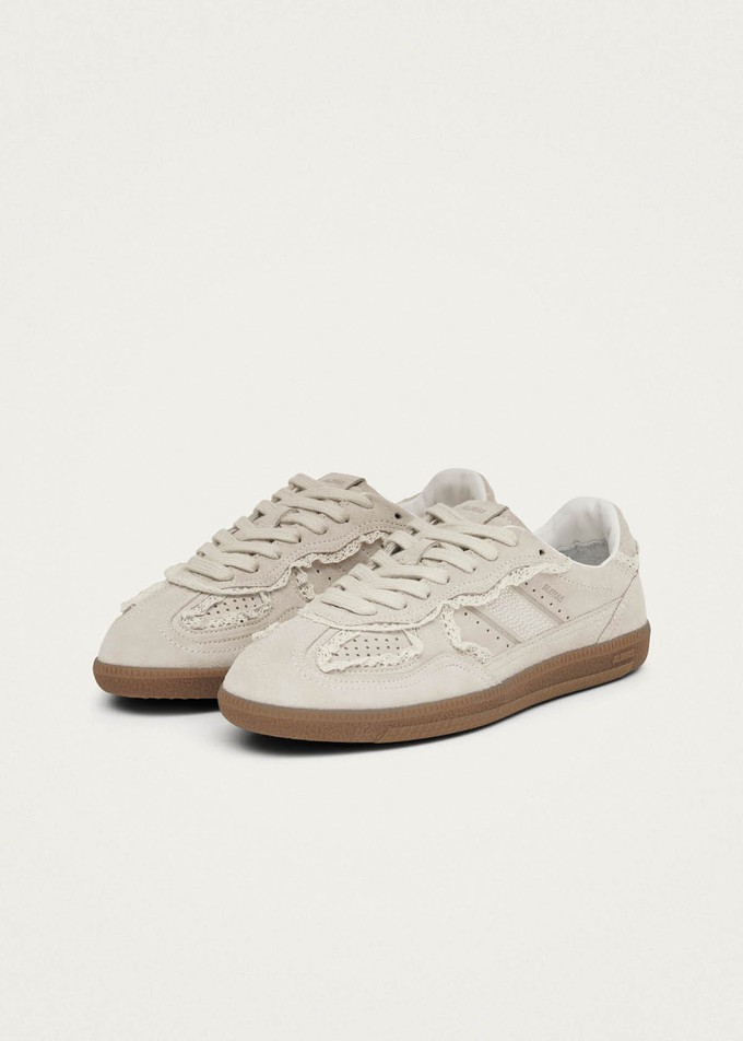 Tb.490 Crochet Cream Leather Sneakers from Alohas