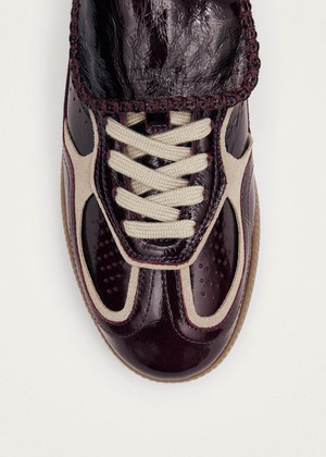 Tb.490 Club Onix Deep Burgundy Leather Sneakers from Alohas