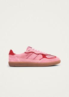 Tb.490 Rife Sea Pink Leather Sneakers via Alohas