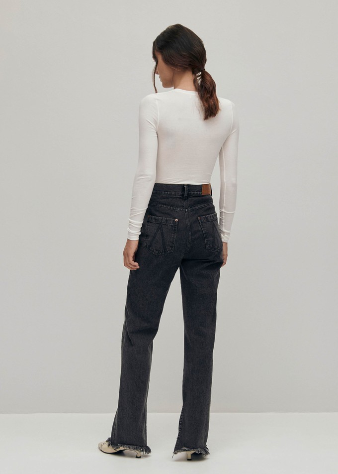 Kansas Black Denim Pants from Alohas Kansas Black Denim Pants from Alohas