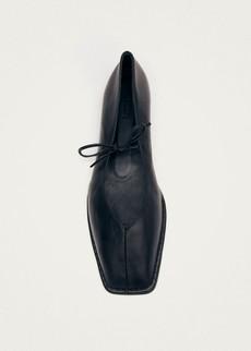 Sway Black Leather Ballet Flats via Alohas