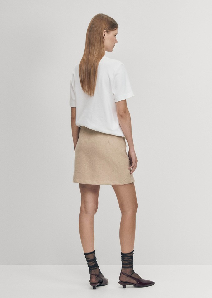 Adela Beige Skirt from Alohas