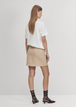 Adela Beige Skirt from Alohas