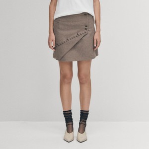 Adela Taupe Skirt from Alohas