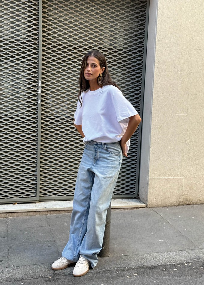 Tb.490 Crochet Cream Leather Sneakers from Alohas