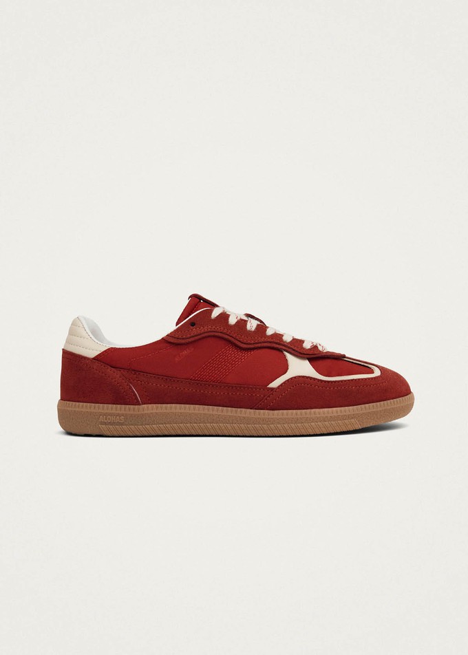 Tb.490 Rife Sheen Red Leather Sneakers from Alohas Tb.490 Rife Sheen Red Leather Sneakers from Alohas