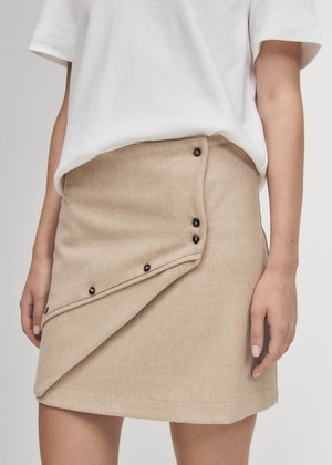 Adela Beige Skirt from Alohas