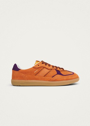 Tb.490 Rife Orange Leather Sneakers from Alohas Tb.490 Rife Orange Leather Sneakers from Alohas
