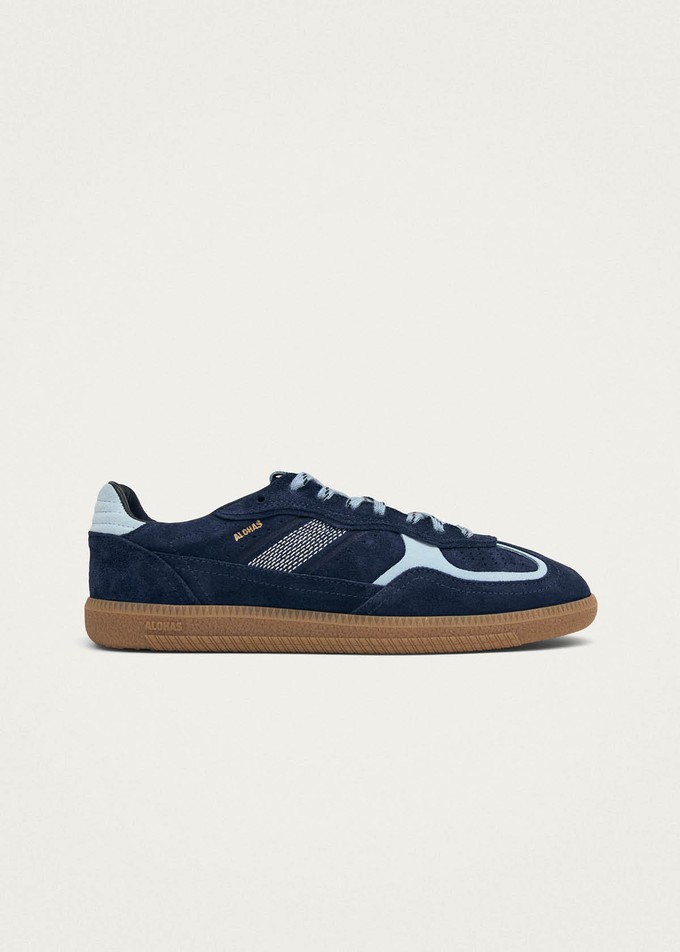 Tb.490 Rife Blue Tones Leather Sneakers from Alohas Tb.490 Rife Blue Tones Leather Sneakers from Alohas