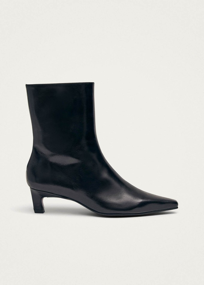 Ambar Rift Black Leather Ankle Boots from Alohas Ambar Rift Black Leather Ankle Boots from Alohas