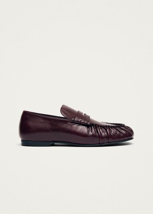 Aven Rift Burgundy Leather Loafers from Alohas Aven Rift Burgundy Leather Loafers from Alohas