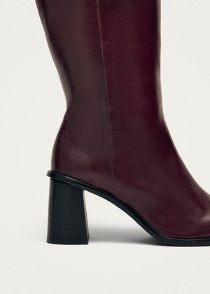 East Rift Burgundy Leather Boots from Alohas East Rift Burgundy Leather Boots from Alohas