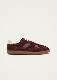Tb.490 Rife Burgundy Cream Leather Sneakers via Alohas