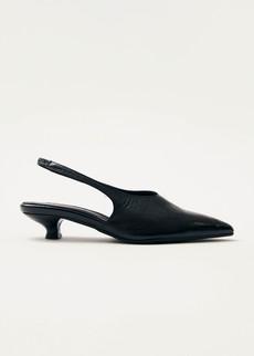 Eros Black Leather Pumps via Alohas