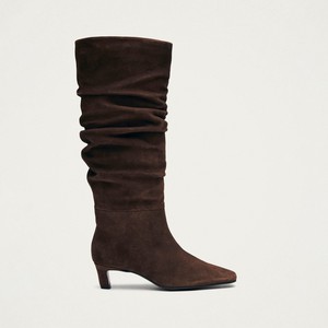 Kalila Suede Brown Leather Boots from Alohas Kalila Suede Brown Leather Boots from Alohas