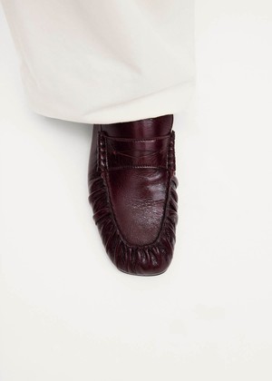 Aven Rift Burgundy Leather Loafers from Alohas Aven Rift Burgundy Leather Loafers from Alohas