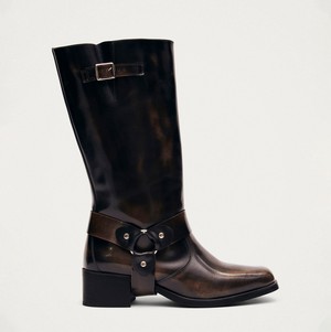 Rocky Brushed Brown Leather Boots from Alohas Rocky Brushed Brown Leather Boots from Alohas