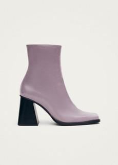 South Onix Mauve Leather Boots via Alohas