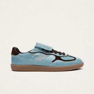 Tb.490 Club Onix Grey Blue Leather Sneakers from Alohas