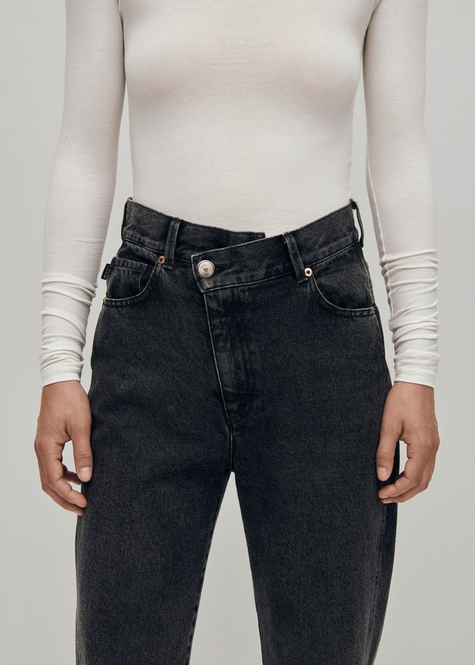 Kansas Black Denim Pants from Alohas Kansas Black Denim Pants from Alohas