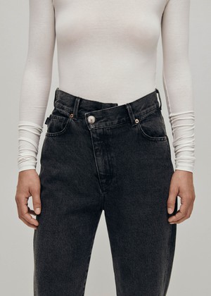 Kansas Black Denim Pants from Alohas Kansas Black Denim Pants from Alohas