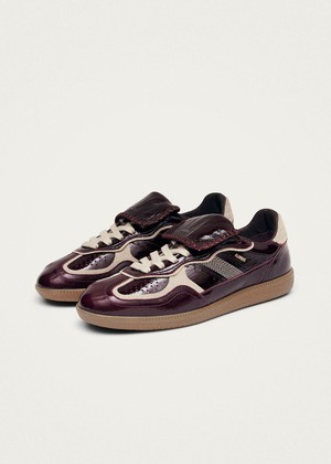 Tb.490 Club Onix Deep Burgundy Leather Sneakers from Alohas