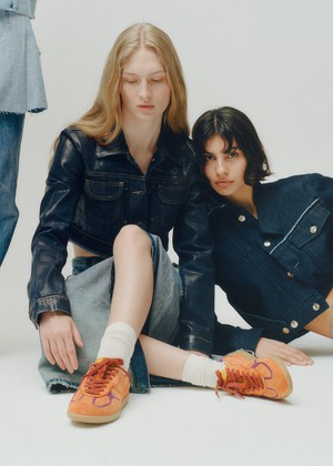 Tb.490 Rife Orange Leather Sneakers from Alohas Tb.490 Rife Orange Leather Sneakers from Alohas
