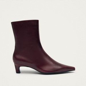 Ambar Rift Burgundy Leather Ankle Boots from Alohas Ambar Rift Burgundy Leather Ankle Boots from Alohas