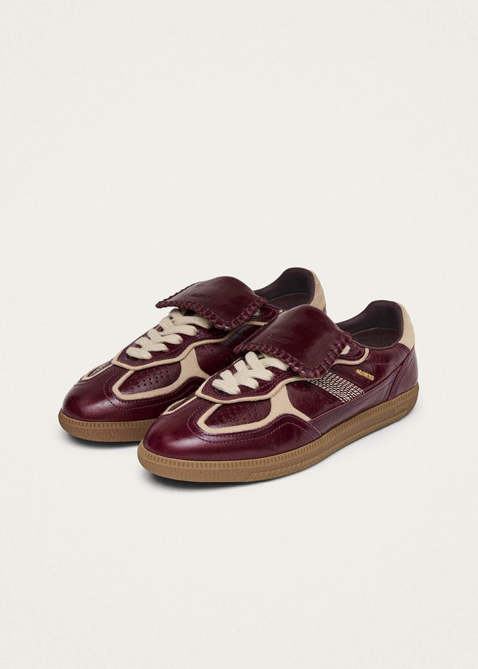 Tb.490 Club Deep Burgundy Patent Leather Sneakers from Alohas Tb.490 Club Deep Burgundy Patent Leather Sneakers from Alohas