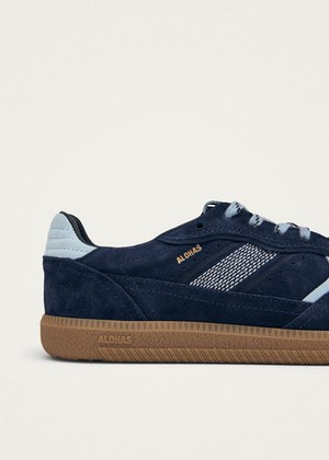 Tb.490 Rife Blue Tones Leather Sneakers from Alohas Tb.490 Rife Blue Tones Leather Sneakers from Alohas