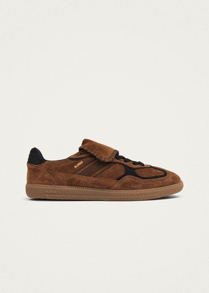 Tb.490 Club Suede Brown Leather Sneakers from Alohas Tb.490 Club Suede Brown Leather Sneakers from Alohas
