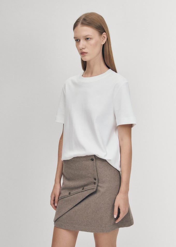 Adela Taupe Skirt from Alohas