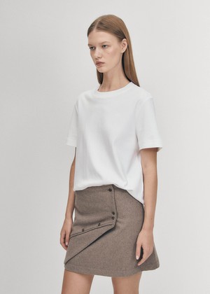 Adela Taupe Skirt from Alohas