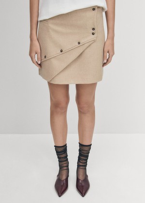Adela Beige Skirt from Alohas