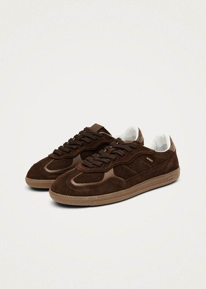 Tb.490 Rife Chocolate Brown Leather Sneakers from Alohas