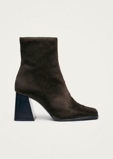 South Soft Brown Leather Ankle Boots via Alohas