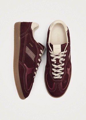 Tb.490 Rife Burgundy Cream Leather Sneakers from Alohas Tb.490 Rife Burgundy Cream Leather Sneakers from Alohas