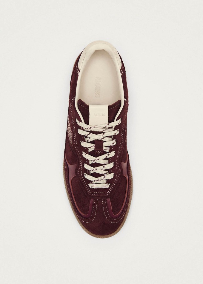 Tb.490 Rife Burgundy Cream Leather Sneakers from Alohas Tb.490 Rife Burgundy Cream Leather Sneakers from Alohas