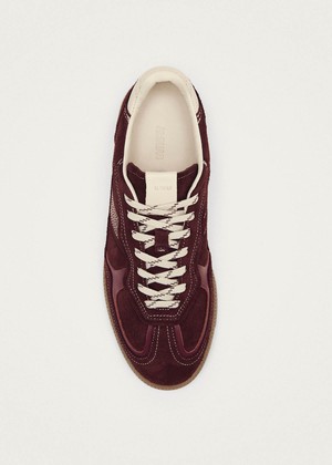 Tb.490 Rife Burgundy Cream Leather Sneakers from Alohas Tb.490 Rife Burgundy Cream Leather Sneakers from Alohas