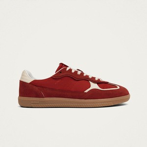 Tb.490 Rife Sheen Red Leather Sneakers from Alohas Tb.490 Rife Sheen Red Leather Sneakers from Alohas