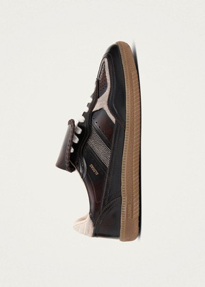 Tb.490 Club Brushed Dark Chocolate Leather Sneakers from Alohas Tb.490 Club Brushed Dark Chocolate Leather Sneakers from Alohas