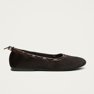 Gill Soft Brown Leather Ballet Flats from Alohas