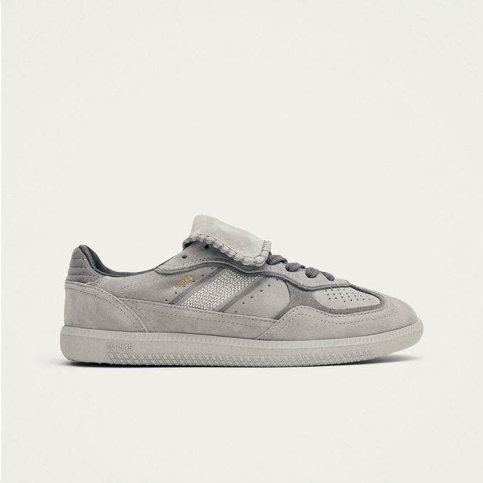 Tb.490 Club Suede Pale Grey Leather Sneakers from Alohas Tb.490 Club Suede Pale Grey Leather Sneakers from Alohas