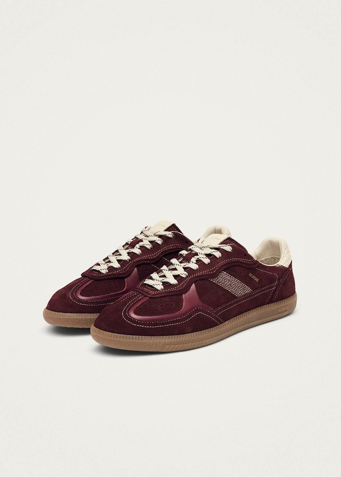 Tb.490 Rife Burgundy Cream Leather Sneakers from Alohas Tb.490 Rife Burgundy Cream Leather Sneakers from Alohas
