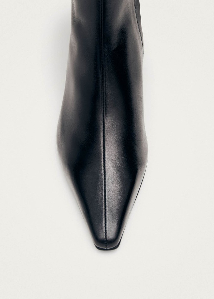 Ambar Rift Black Leather Ankle Boots from Alohas Ambar Rift Black Leather Ankle Boots from Alohas