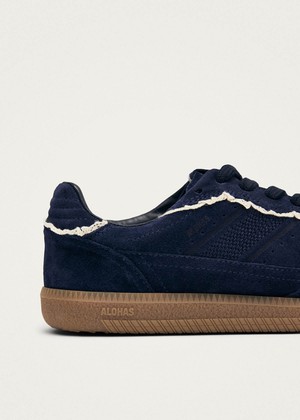 Tb.490 Crochet Navy Leather Sneakers from Alohas