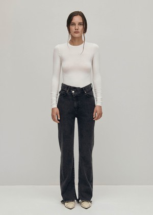 Kansas Black Denim Pants from Alohas Kansas Black Denim Pants from Alohas